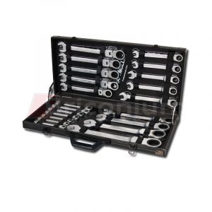 Mallette Clefs plates à cliquet et articulés - 23 Pièces